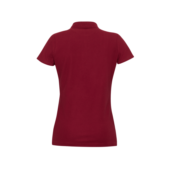 Red P506 Short Sleeve Polo Pique Shirt For Women